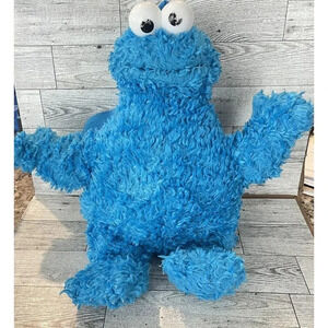 Sesame Street Cookie Monster 18" blue Plush stuffed doll shoulder bag